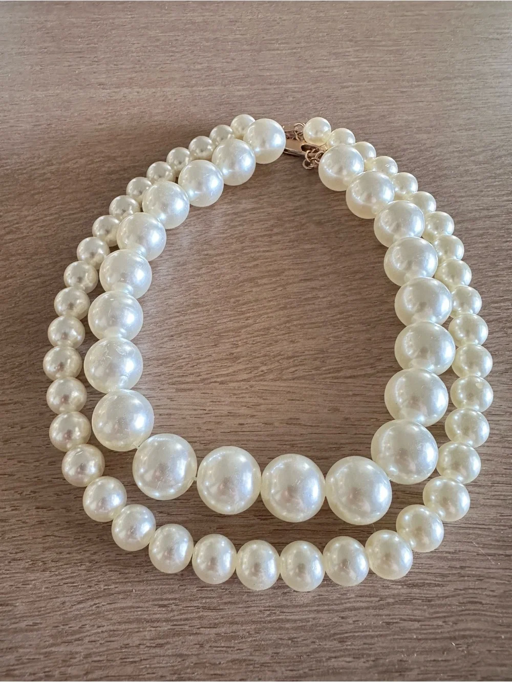 Zara Set of Two Faux Pearl Necklaces - Picture 2 of 4